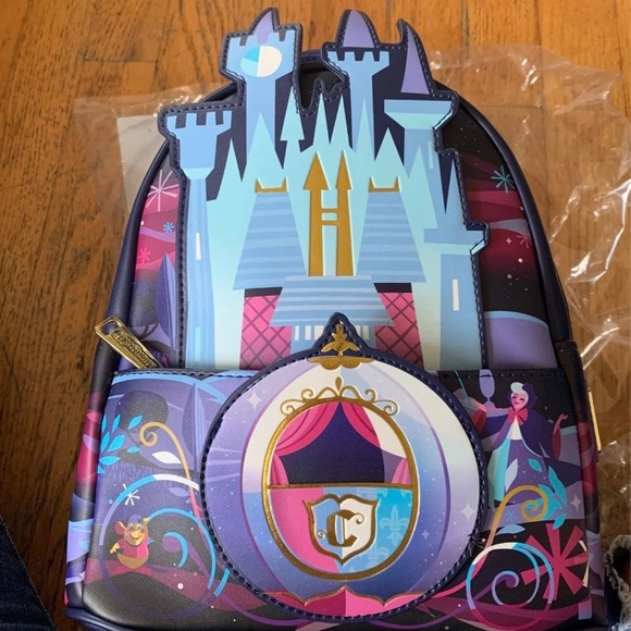 Loungefly Bags Disney Loungefly Cinderella Castle Mini Backpack Poshmark